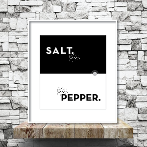SALT. PEPPER.